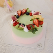 Matcha Strawberry 6"